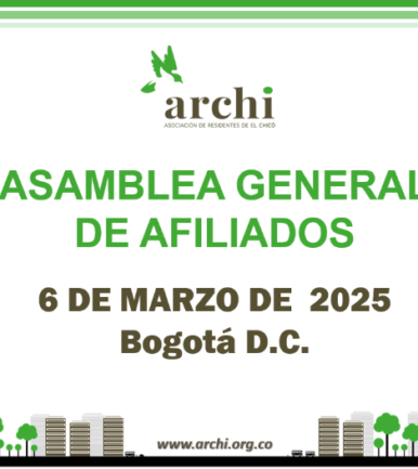 Consulta los documentos de ARCHI como Entidad Sin Ánimo de Lucro 2025