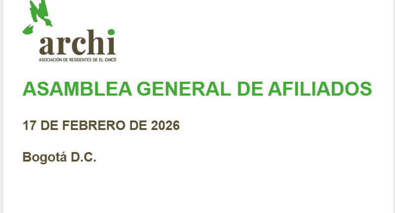 Consulta los documentos de ARCHI como Entidad Sin Ánimo de Lucro 2026